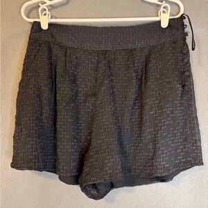 Chic Black High Waist Women's Shorts